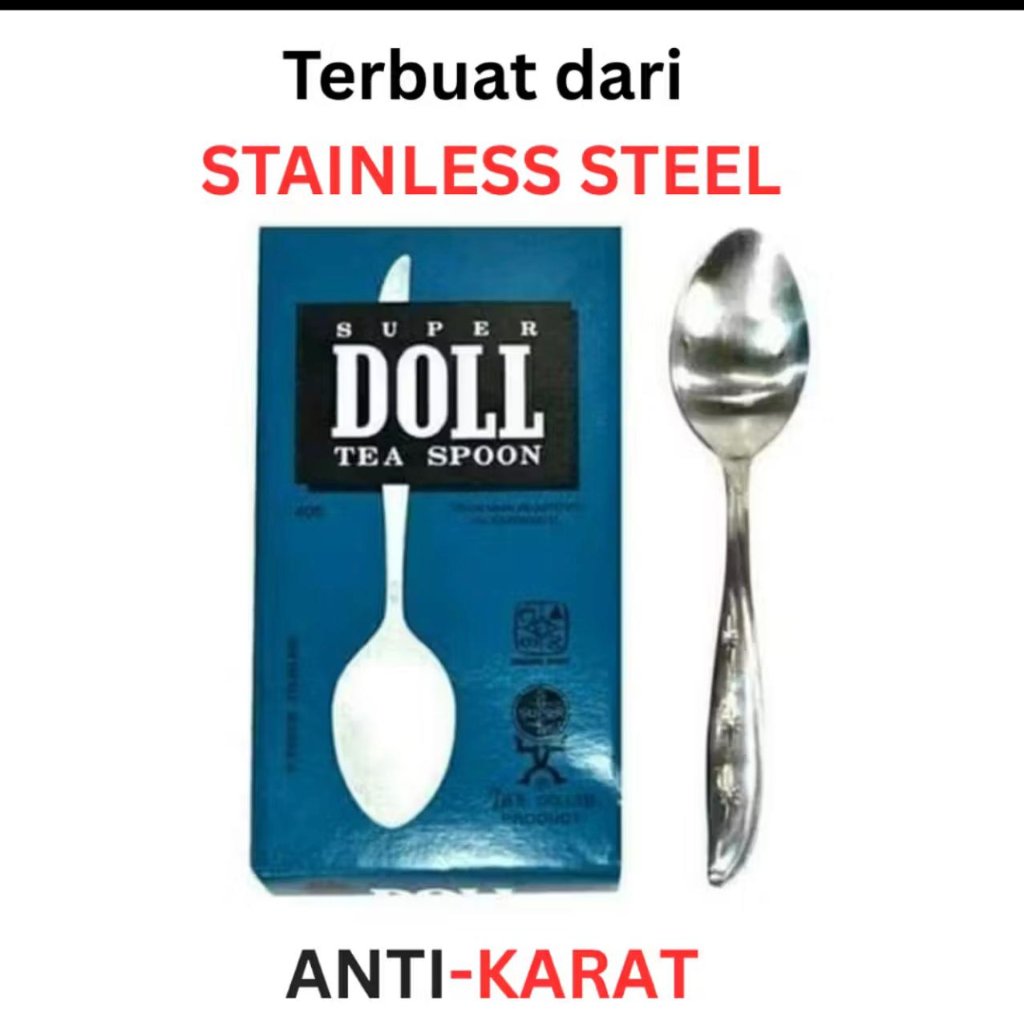 Sendok Teh DOLL Super Doll Stainless Steel - Sendok Doll