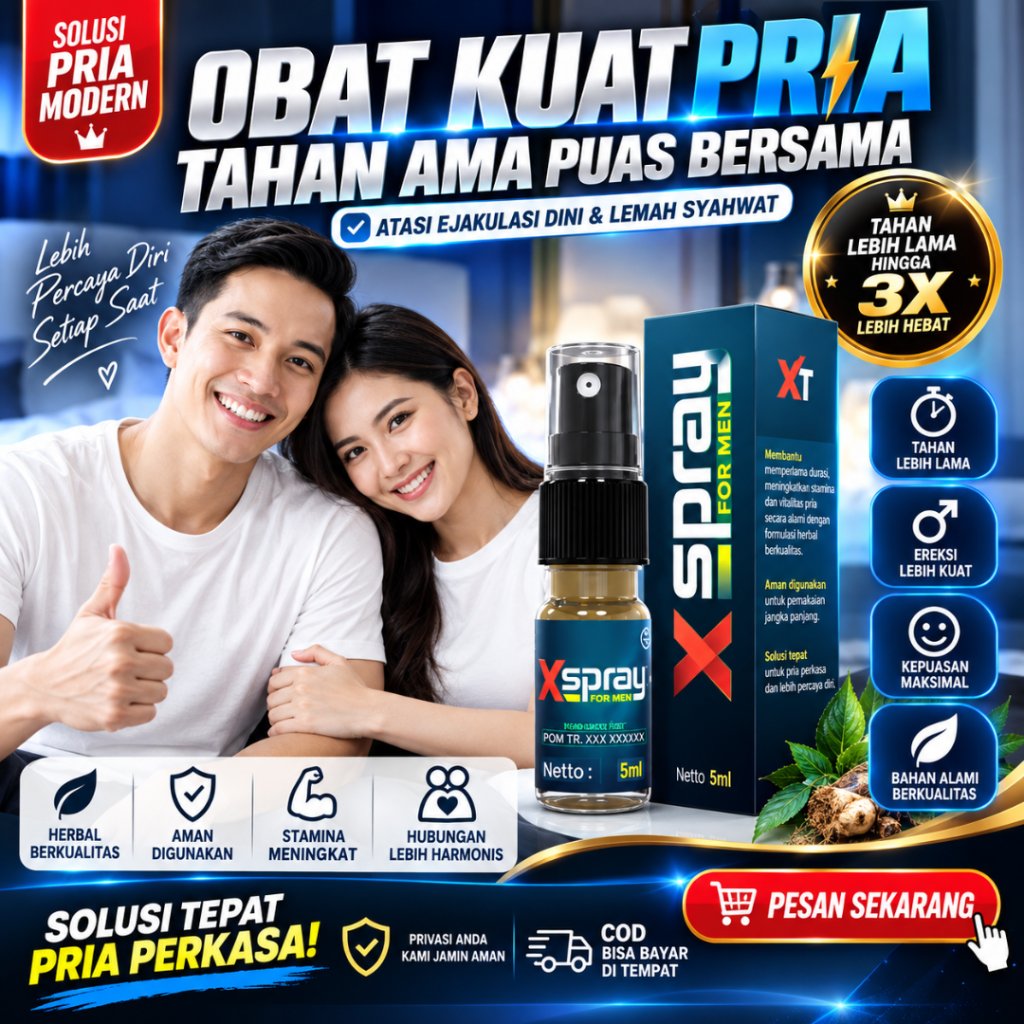 ST Spray ( BPOM ) Obat kuat pria tahan lama 10 ml