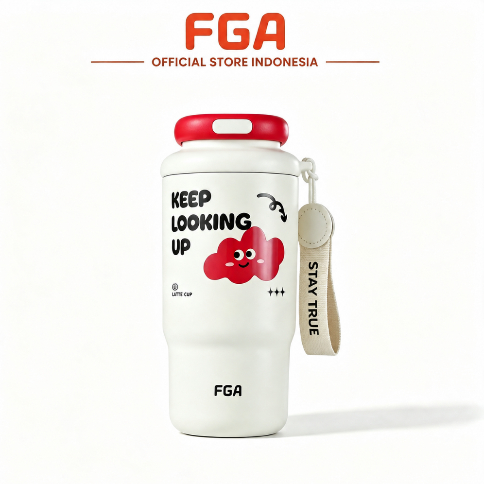 FGA Latte tumbler minum premium 460ml FGAS2606-460 tahan dingin 24 jam botol stainless 316L portable