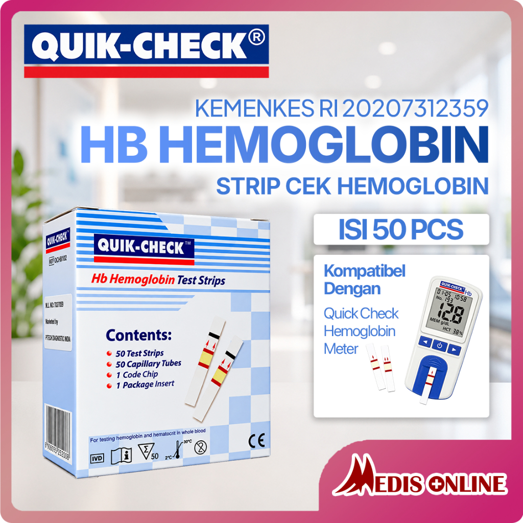 Strip Hb Hemoglobin Quik Check | Test Strip HB Quik Check | Strip Haemoglobin Quick Check