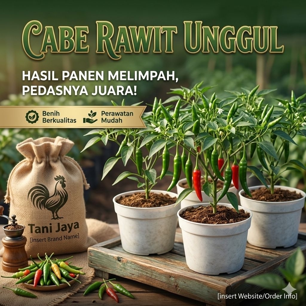 pohon Bibit Cabai Rawit Unggul