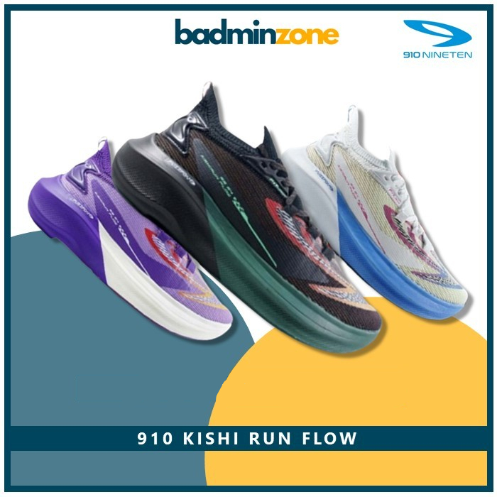 Sepatu Running 910 Kishi Run Flow Original Sepatu Olahraga Lari Pria Wanita 910 Original