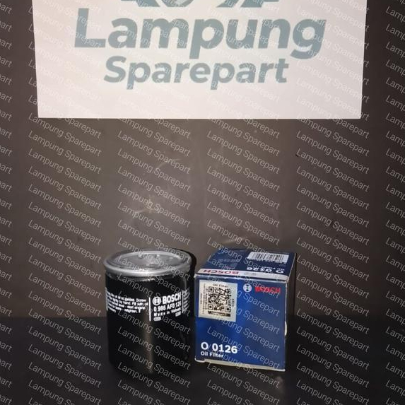 FILTER OLI HONDA JAZZ BRIO MOBILIO FREED CRV HRV CIVIC ORIGINAL BOSCH O 0126 SARINGAN OLI MESIN MOBI