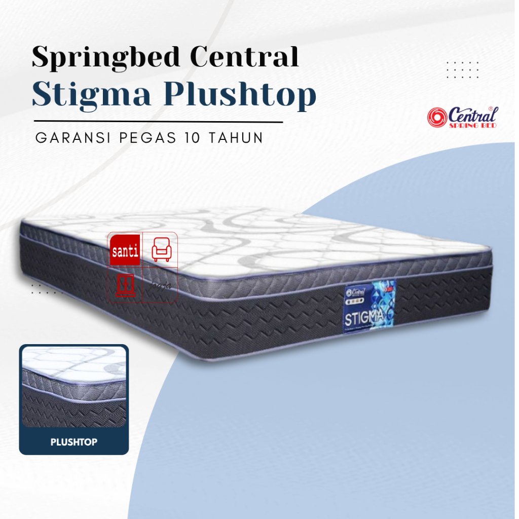 Kasur Springbed Central Stigma Plushtop Kasur Saja