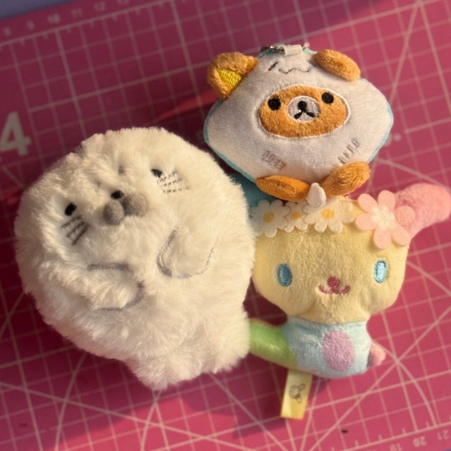 READYSTOCK GANTUNGAN KUNCI BONEKA KEYCHAIN PLUSHIE MOCHI SEAL USAHANA RILAKUMA RILLAKUMA BYWOWEYS
