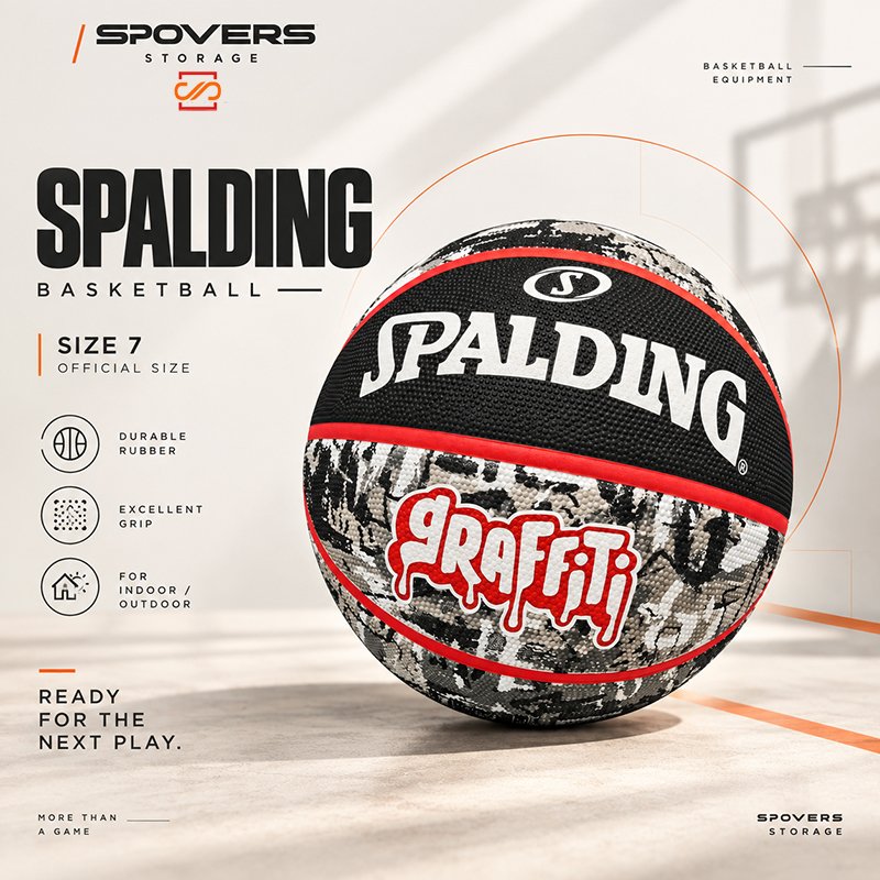Bola Basket Spalding - GRAFFITI (ORIGINAL)