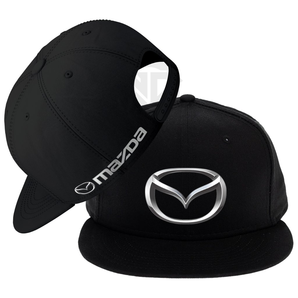 Topi Snapback Topi Trucker Jaring MAZDA Unisex