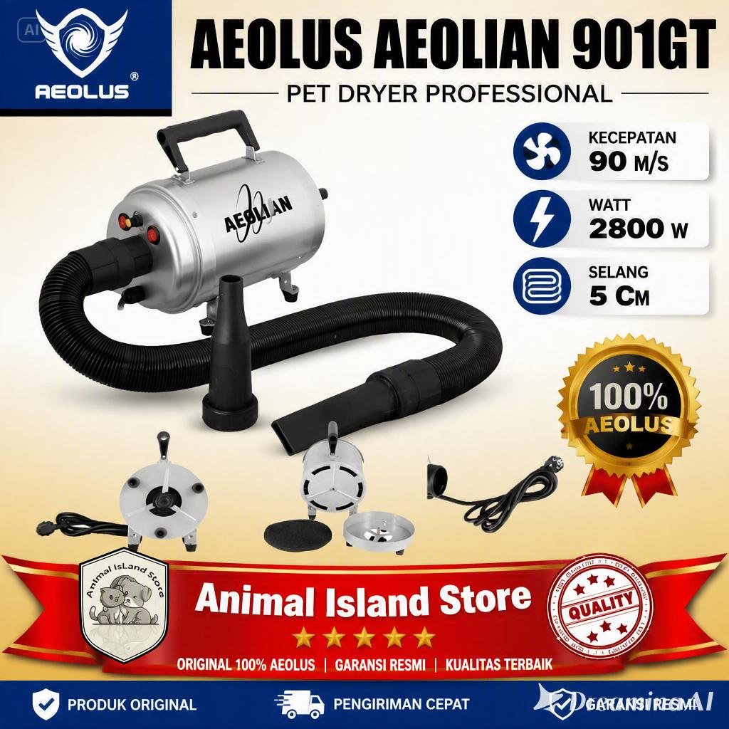 Pet Dryer Aeolus TD 901GT Pet Blower Aeolus Aeolian / Aeolus Monster