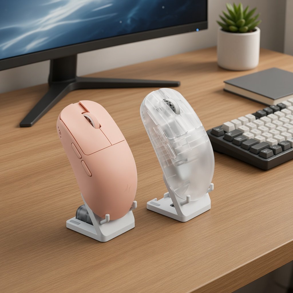 Mouse Stand Holder | Dudukan Mouse Ergonomis Meja | Stand Holder Mouse Gaming & Wireless