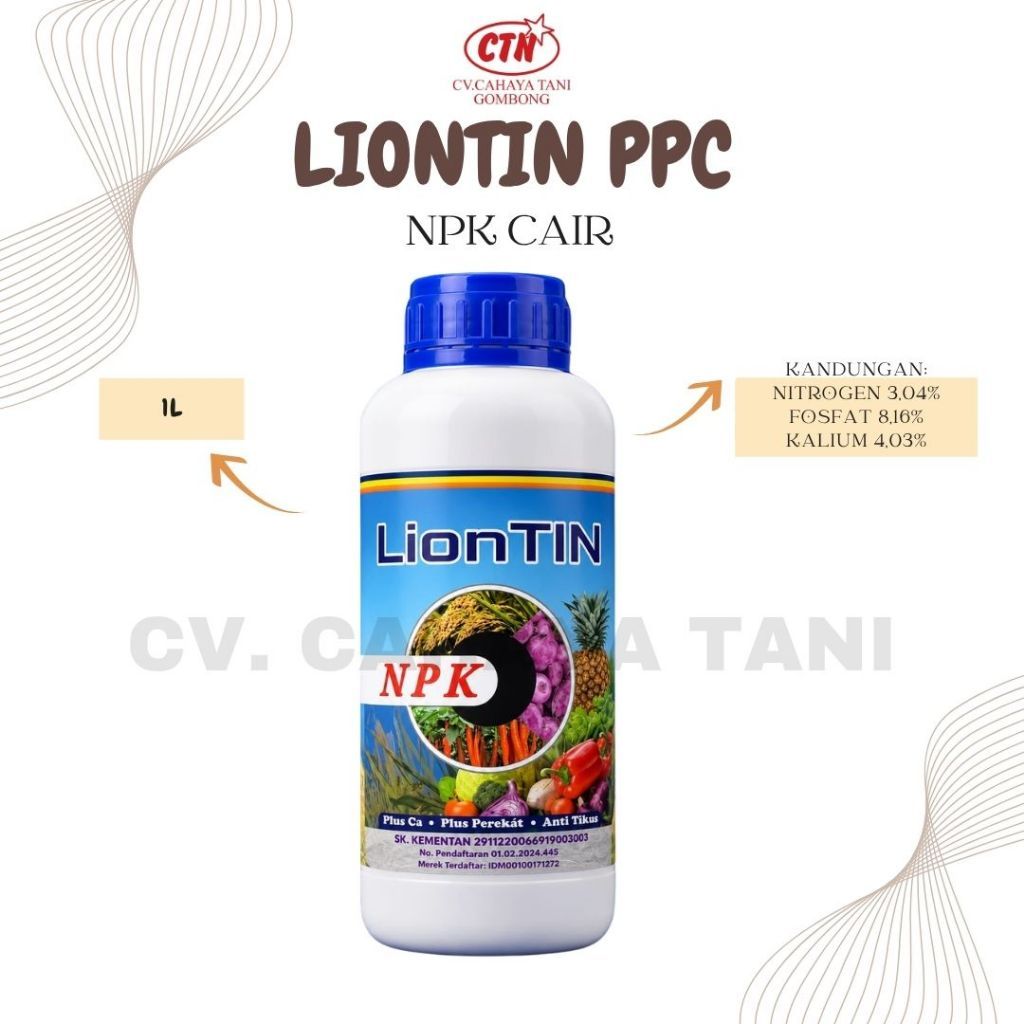 PUPUK CAIR LIONTIN PPC 1L