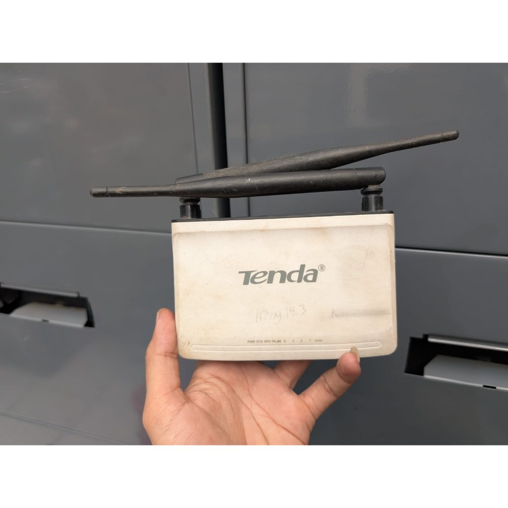 Router WiFi Tenda N300 v2 300Mbps Bekas Normal (Unit Only) Support AP Repeater WISP