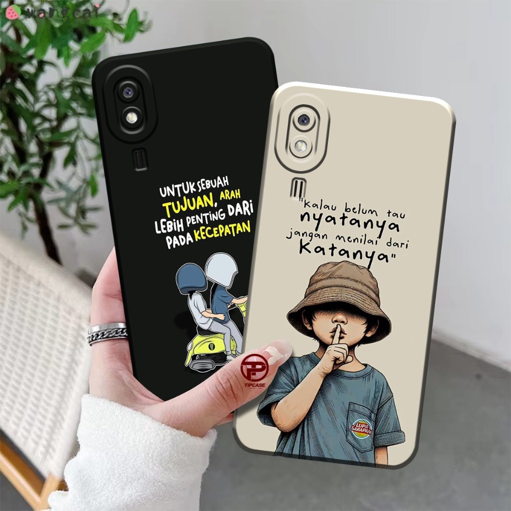 Silikon Compatible For Samsung A2 Core/A01/A01 Core/A03 Core Case Procamera Silikon Tpu Motif Kekini