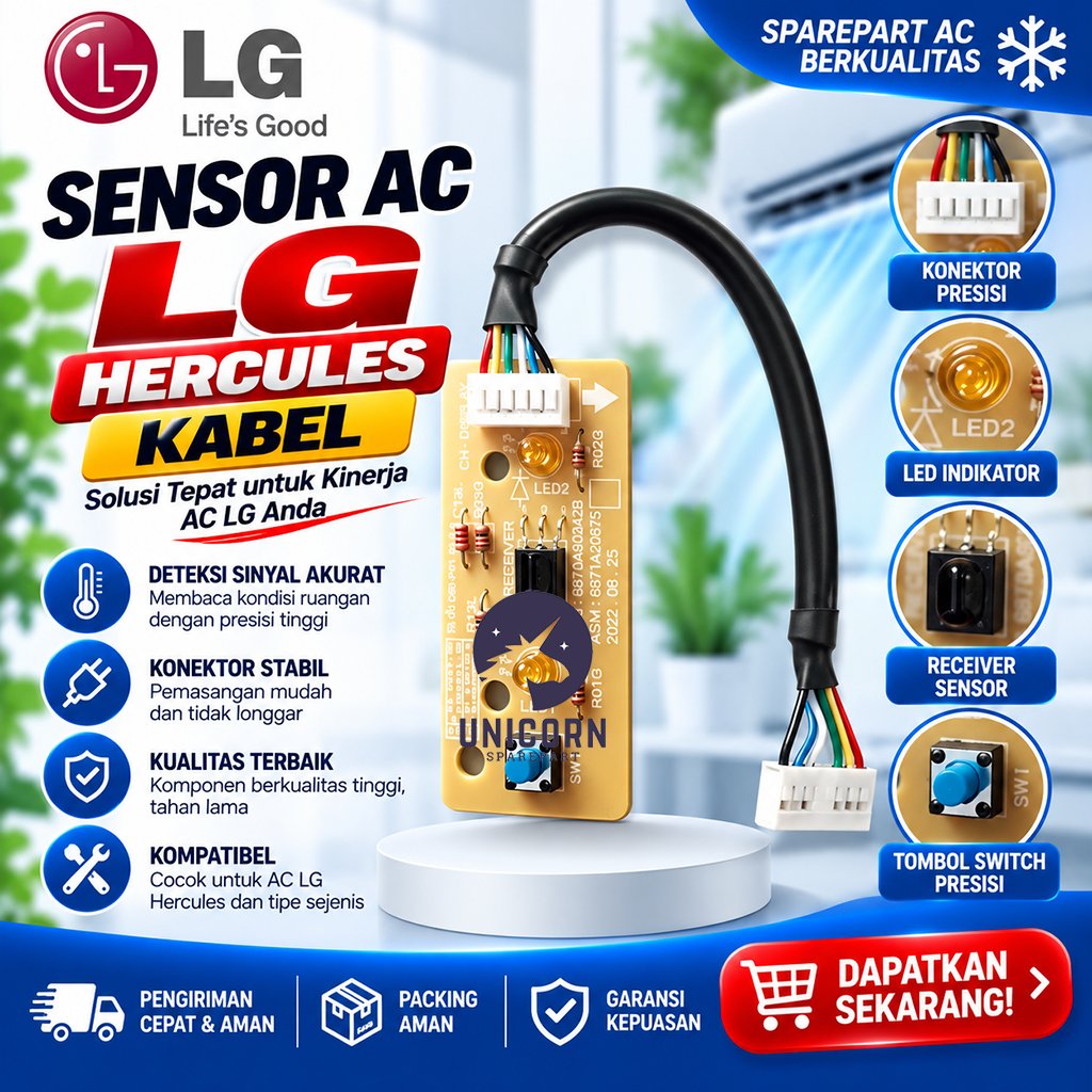 Sensor AC LG / Mata Sensor AC LG / Modul Sensor LG Hercules Kabel