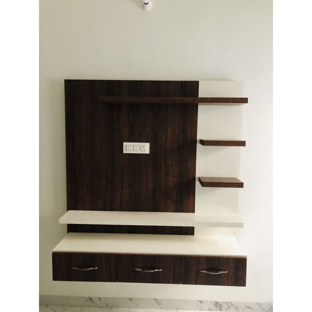 Backdrop TV Minimalis | Rak TV gantung minimalis | Credenza TV Modern | Meja TV Custom HPL | Set Bac