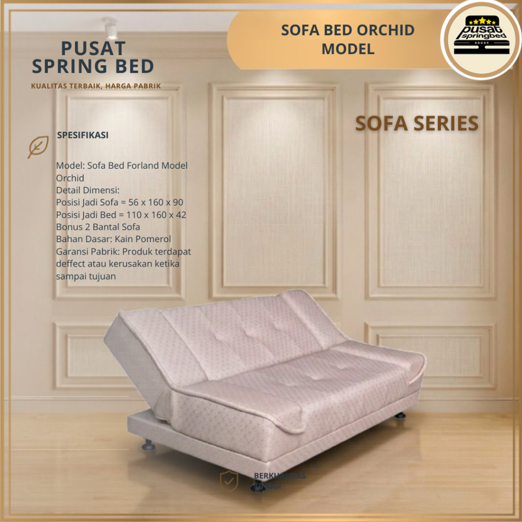Forland Sofa Series - Sofa Bed Orchid Model