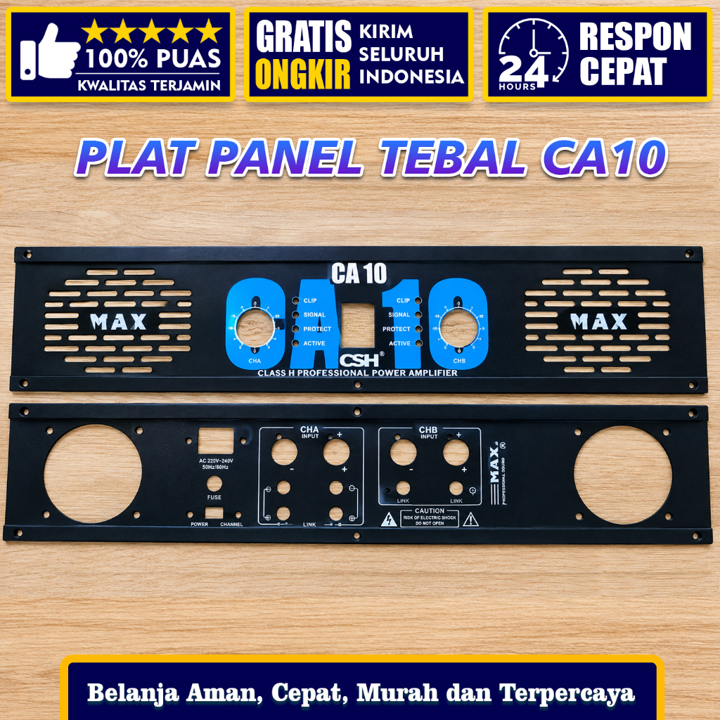 plat panel ca 10 ca10 power amplifier bahan Tebal