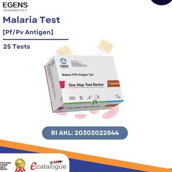 EGENS One Step Test Device Malaria Pf/Pv Antigen-Cassette