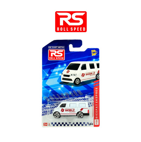 Die cast metal RKC Mobil Niaga Grandmax Blindvan Operasional Ekspedisi Sicepat Series Diecast Rollsp