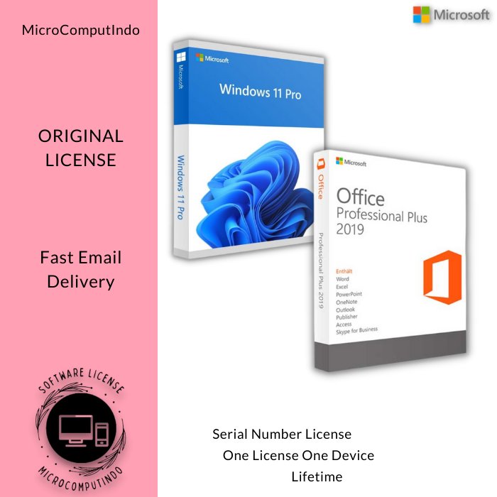 Windows 11 Pro & Ms Office 2019 Pro Plus - Aktivasi Full Original