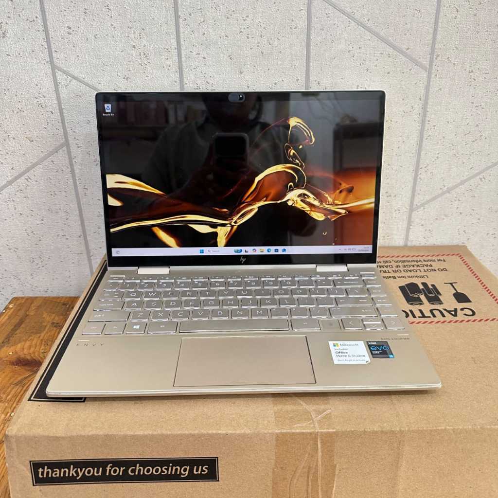 Hp Envy X360 13-bd0026TU, Core i5 - 1135G7, Ram 8/512 #Touchscreen, #Flip, #IPS, #Backlight, Gold