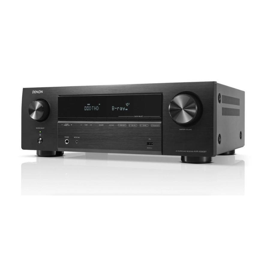 Denon AVRX580bt AVR X580 BT 5.2 channel AV Receiver