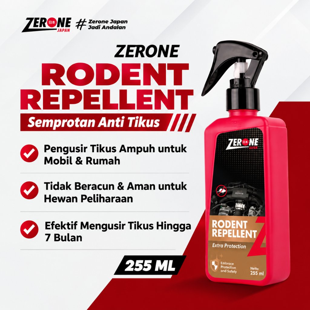 Semprotan Pengusir Tikus Alami Obat Pengusir Anti Tikus Ampuh Rodent Repellent Zerone Japan