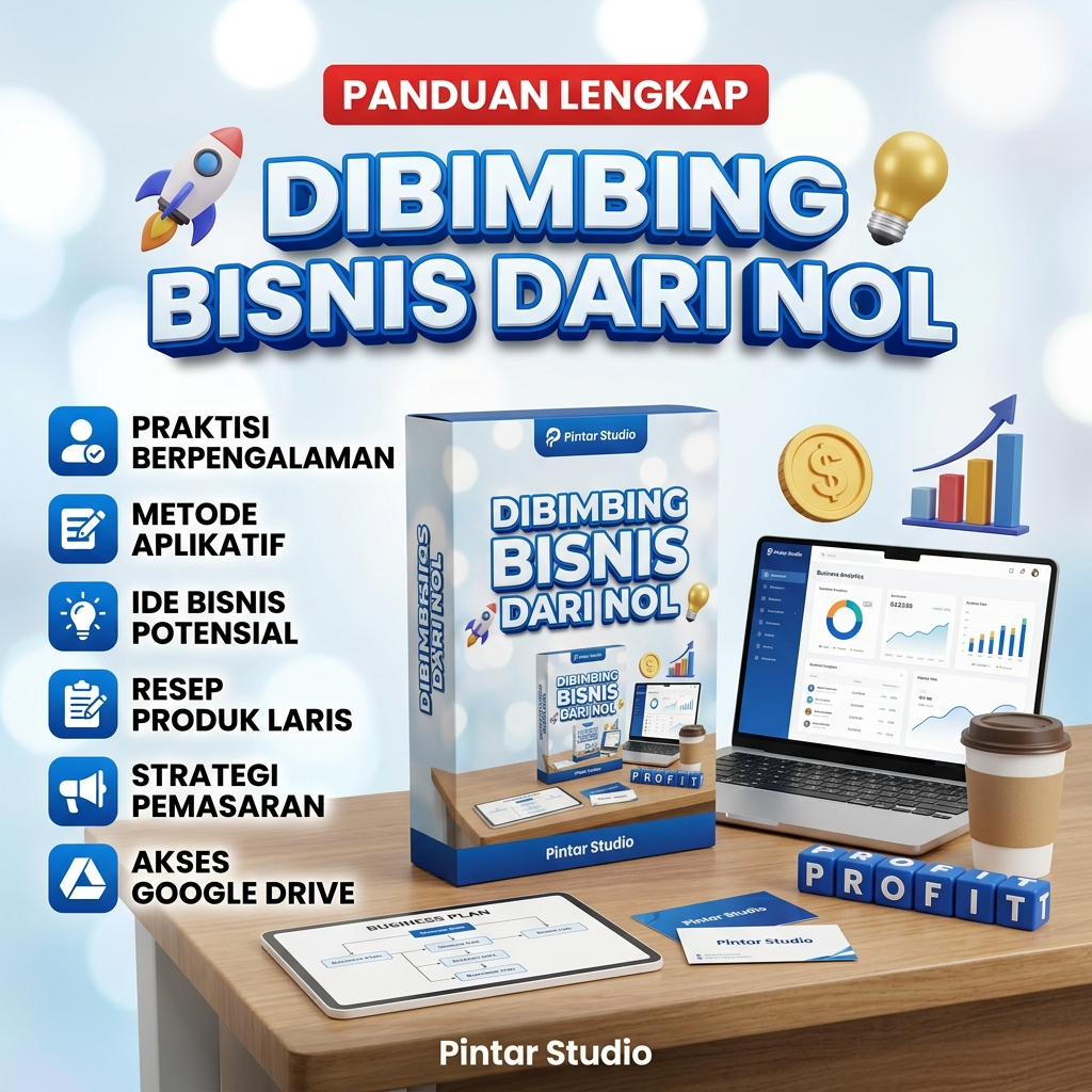 (100) DIBIMBING BISNIS DARI NOL - Mulai Bisnis Anda Sendiri Dipandu Expert Bisnis Dari NOL