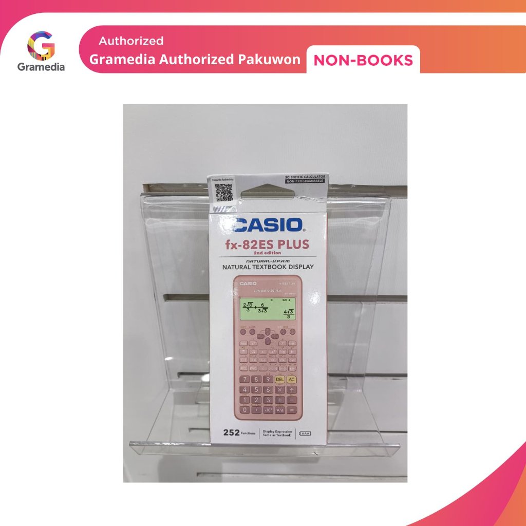 Gramedia Pakuwon: CASIO CALCULATOR FX-82ESPLUS-2 PINK