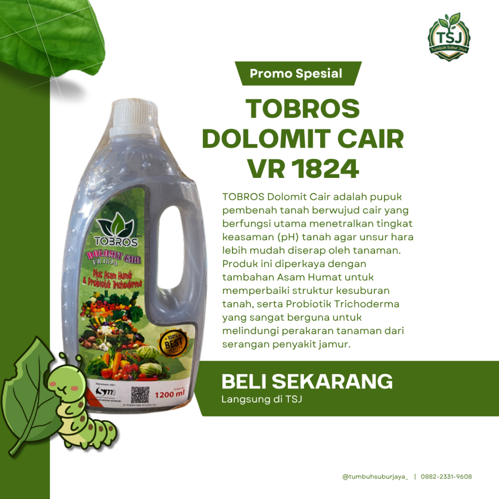 Dolomit Cair Tobros 1200ML Plus Asam Humik Probiotik