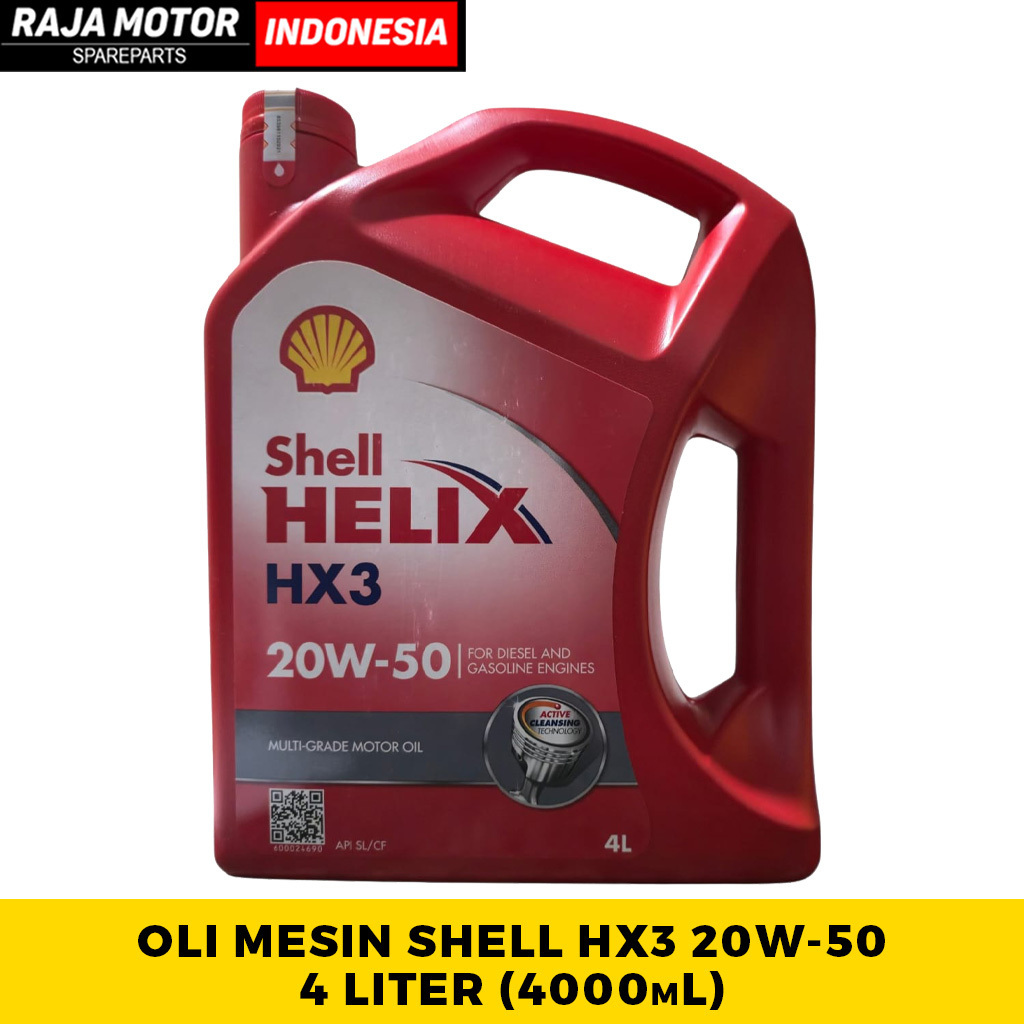 SHELL - Oli mesin mobil SHELL HX3 4L