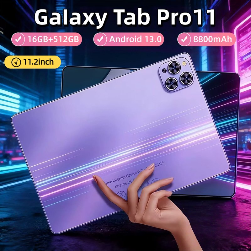 Tablet Galaxy Tab Pro11 Android 13 5G 16GB 512GB 8800mAh 11.2 Inch Multiwarna z