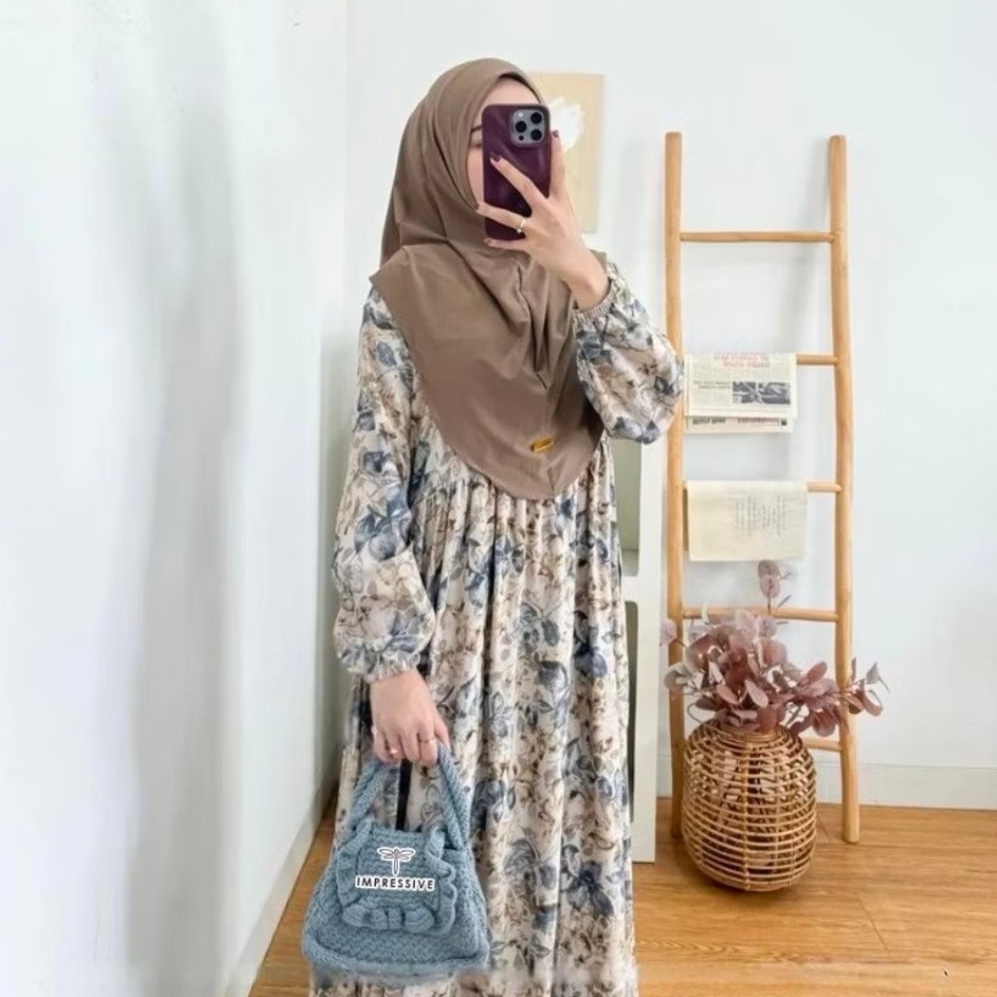 [COD] WARNA WARNI BRAND DRESS ANJANI PITA gamis rayon motif diamond GAMIS MOTIF RAYON PREMIUM DRESS 