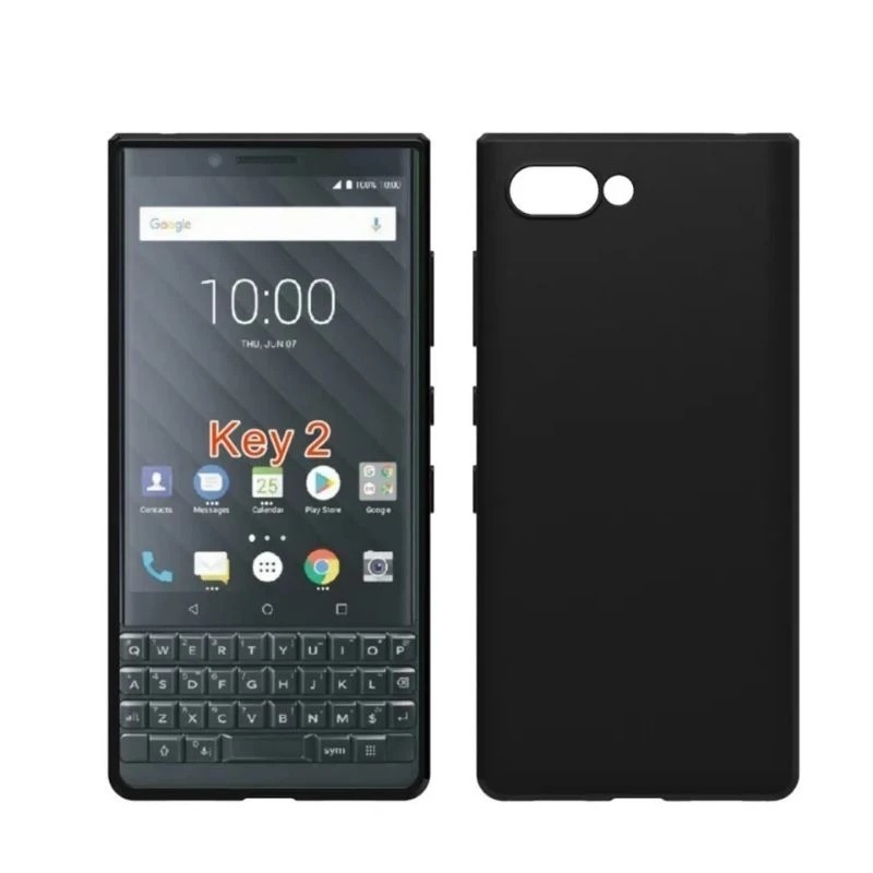 Softcase Matte Blackberry Keyone / Key 2 Ultrathin Premium Frosted Back Cover Case