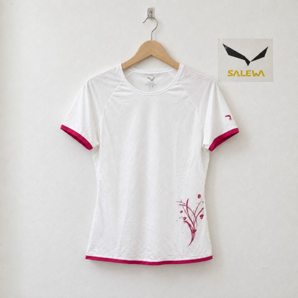 SALEWA outdoor womens top/kaos inner | hiking / trekking / camping Jersey cewe outer