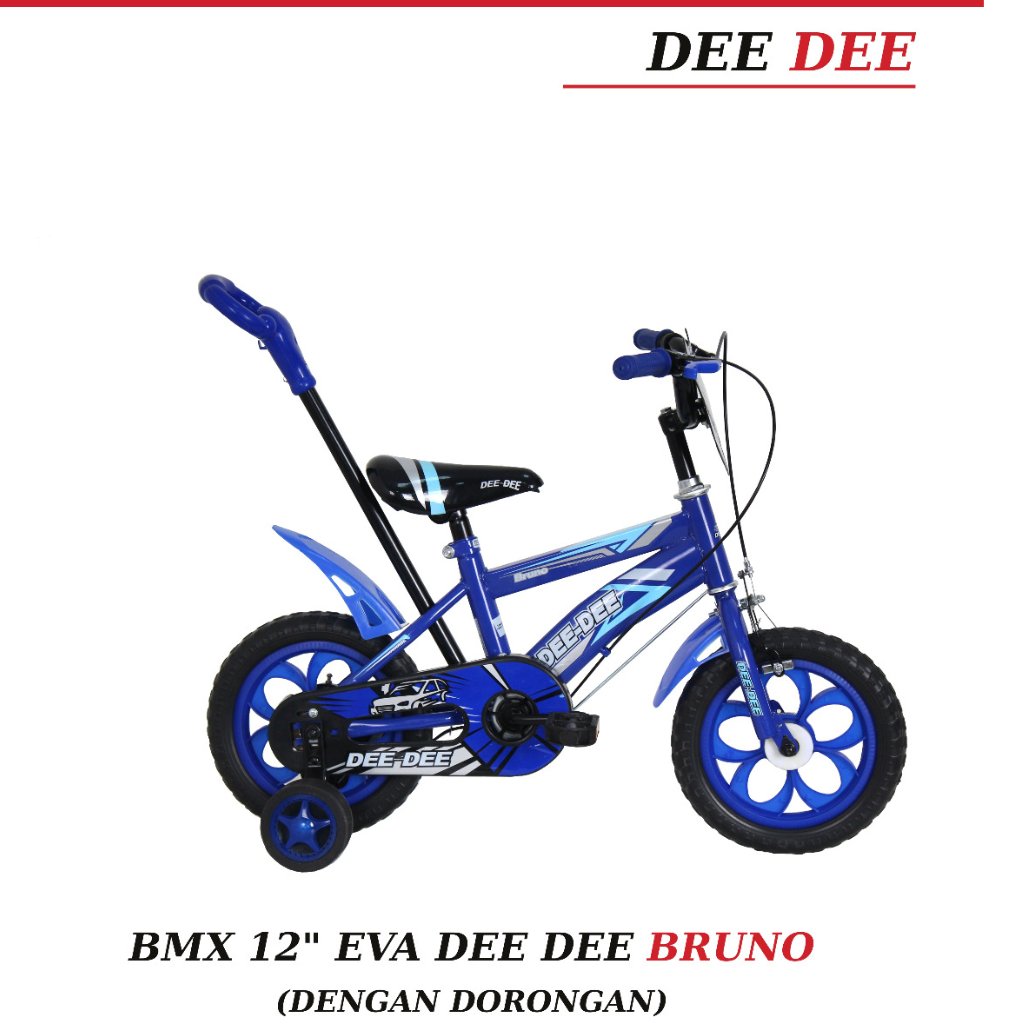 sepeda anak bmx 12 inch dee dee bruno stir