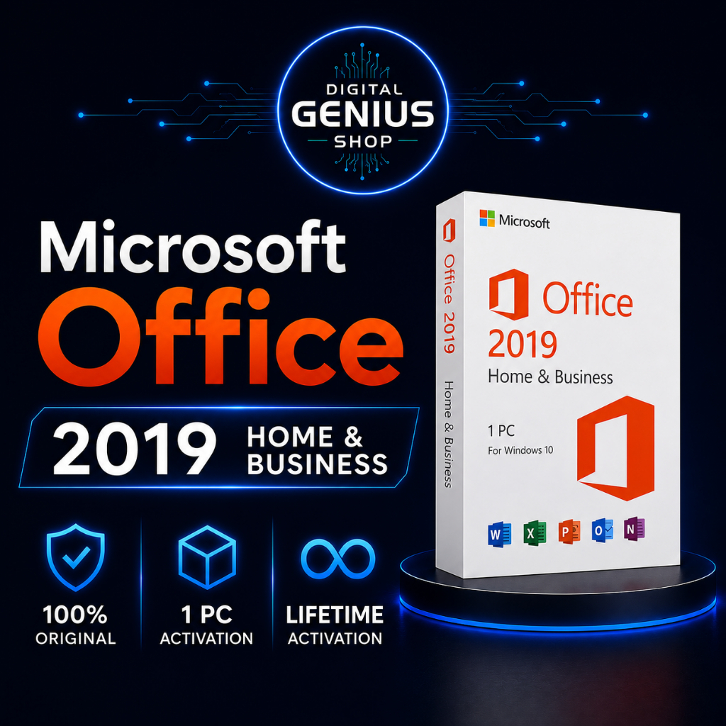 Office 2019 Home and Business License Original Product Key - Digital Genius Shop Lisensi Key