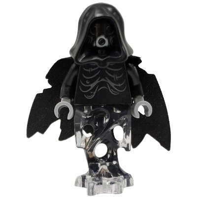 Lego Minifigure hp602 Dementor - Black with Black Cape, Head with Eye Holes
