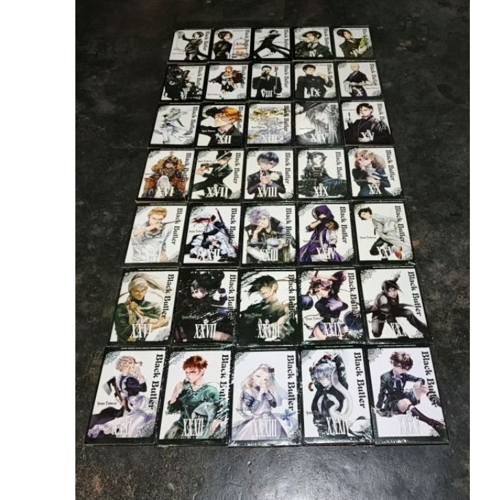 komik set : Black Butler Vol 1-35 BY Yana Toboso