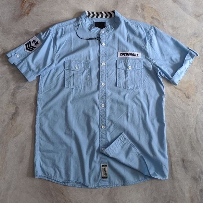 kemeja spyderbilt Us navy men - size S