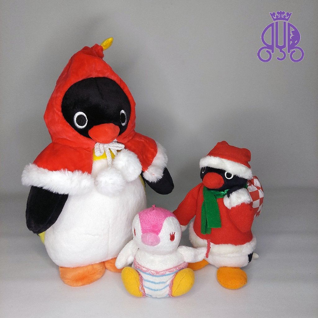 Boneka dan gantungan kunci karakter penguin Pingu