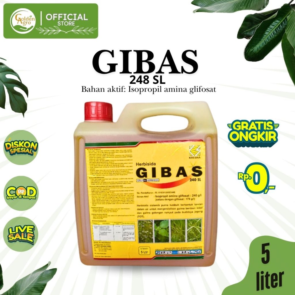 HERBISIDA GIBAS 240SL 5LT LT