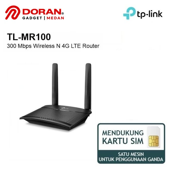 TP-Link TPLink TP Link TL-MR100 MR100 MR 100 300 Mbps Wireless N 4G LTE Router