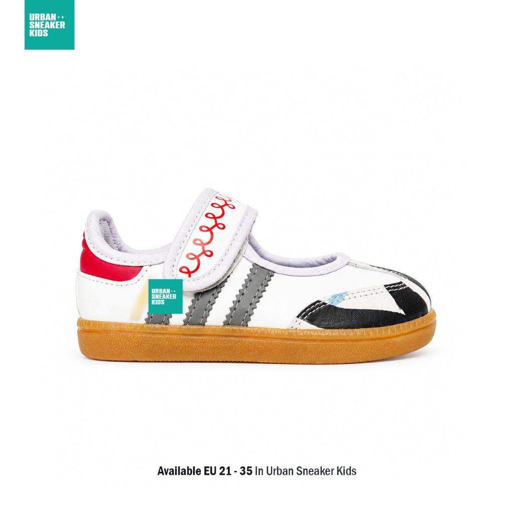 SEPATU SAMBA JANE ANAK JESSIE OFF-WHITE 21-35 - URBAN SNEAKERS KIDS
