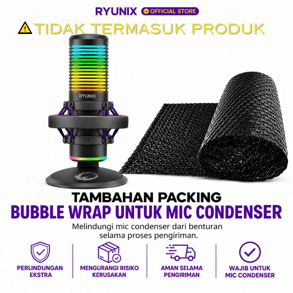 [ WAJIB UNTUK MIC CONDENSER ] MIC CONDENSER Tambahan Bubble Wrap