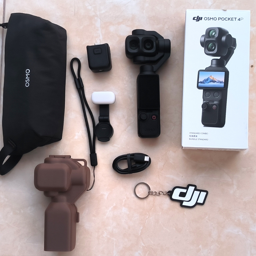 DJI Osmo Pocket 4P Standard Combo bekas review saja