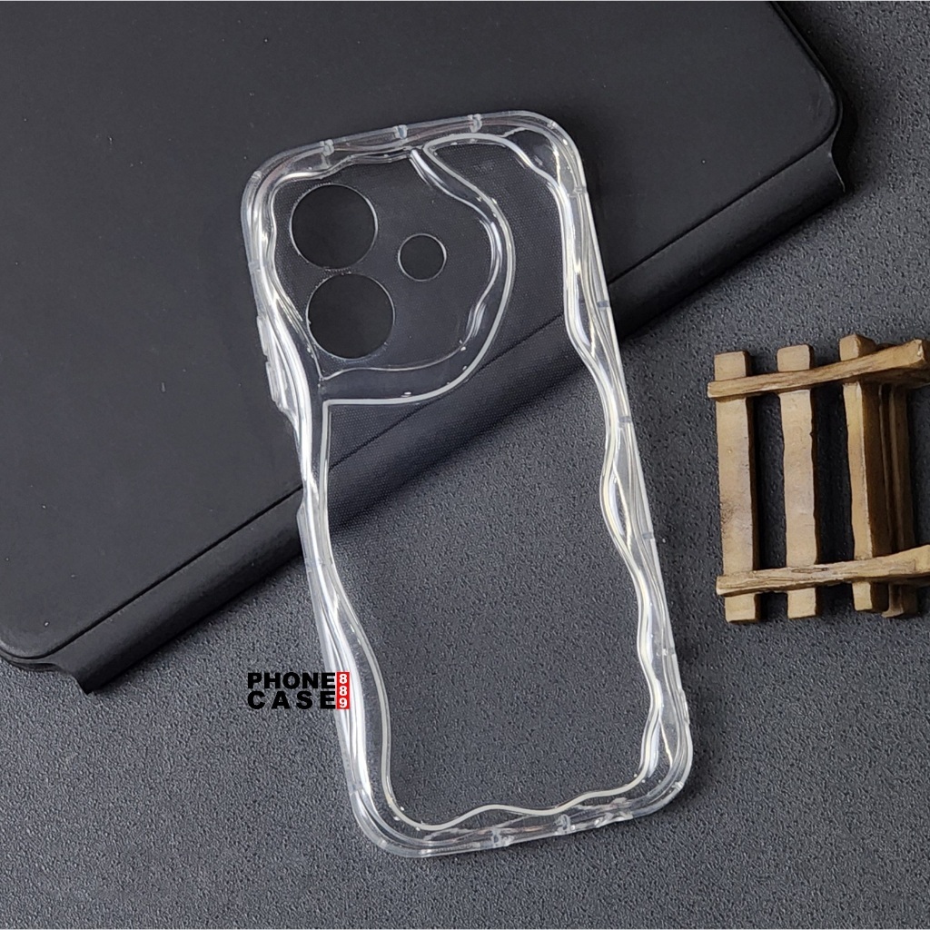 CASE OPPO A5i OPPO A3X OPPO A3 NFC SOFT CASE MELTING WAVY CHROME CASE G01 OPPO A5i OPPO A3X OPPO A3 