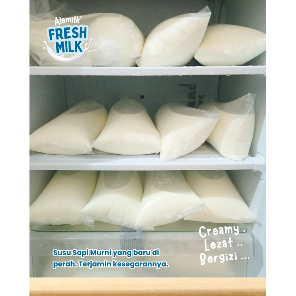 SUSU SAPI MURNI SEGAR 1 LITER / 500 ML/ 250 ML