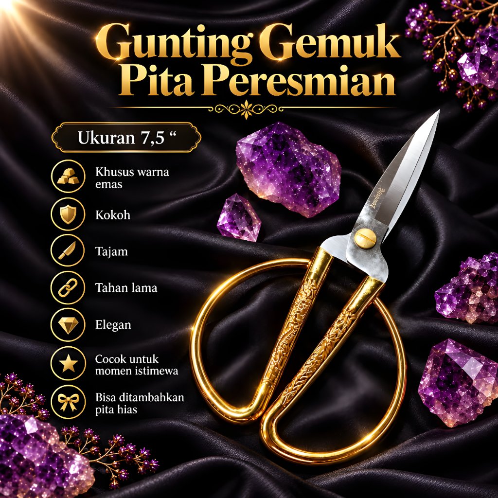 Gunting Peresmian [GUNTING GEMUK] (Gunting Peresmian / Gunting Grand Opening / Gunting Acara Peresmi