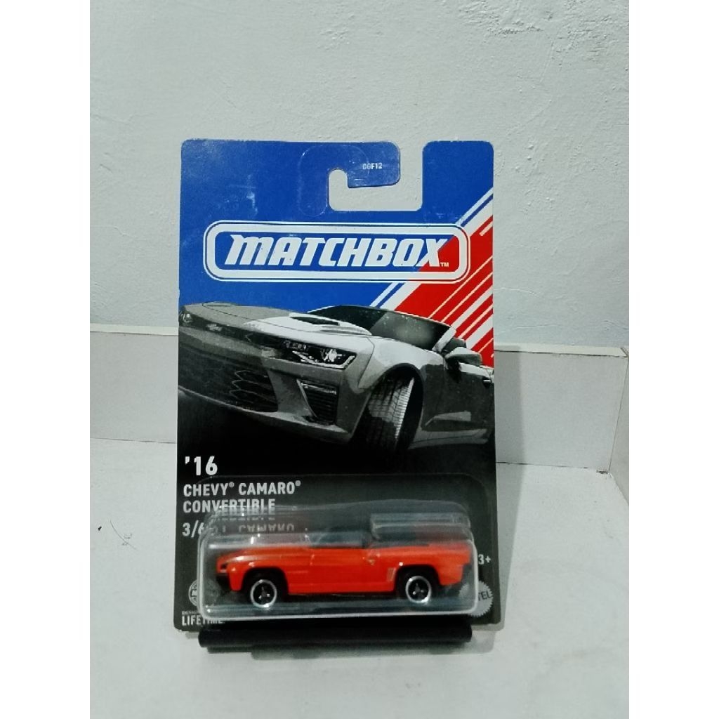 MATCHBOX CHEVY CAMARO error card
