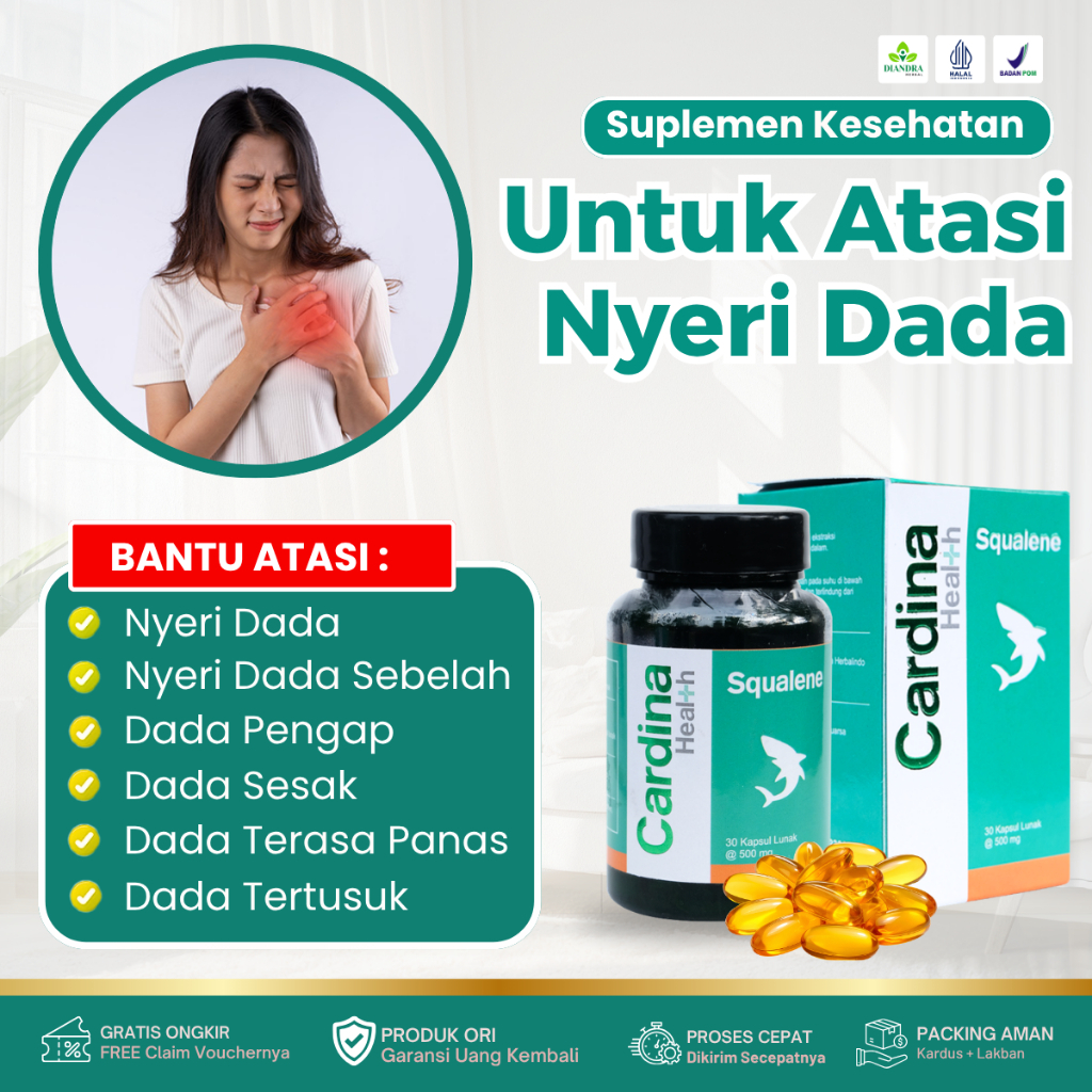 Obat Nyeri Dada, Dada Terasa Tertusuk, Dada Pengap, Jantung Berdebar, Nyeri Dada Sebelah, Dada Teras